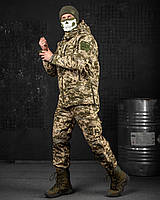 Зимний тактический костюм горка пиксель ВСУ на флисе, военный зимний костюм пиксель для ВСУ Украины
