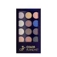 Тени для век FFleur Color Planchet 12 цветов EP-123 4 шт № 03