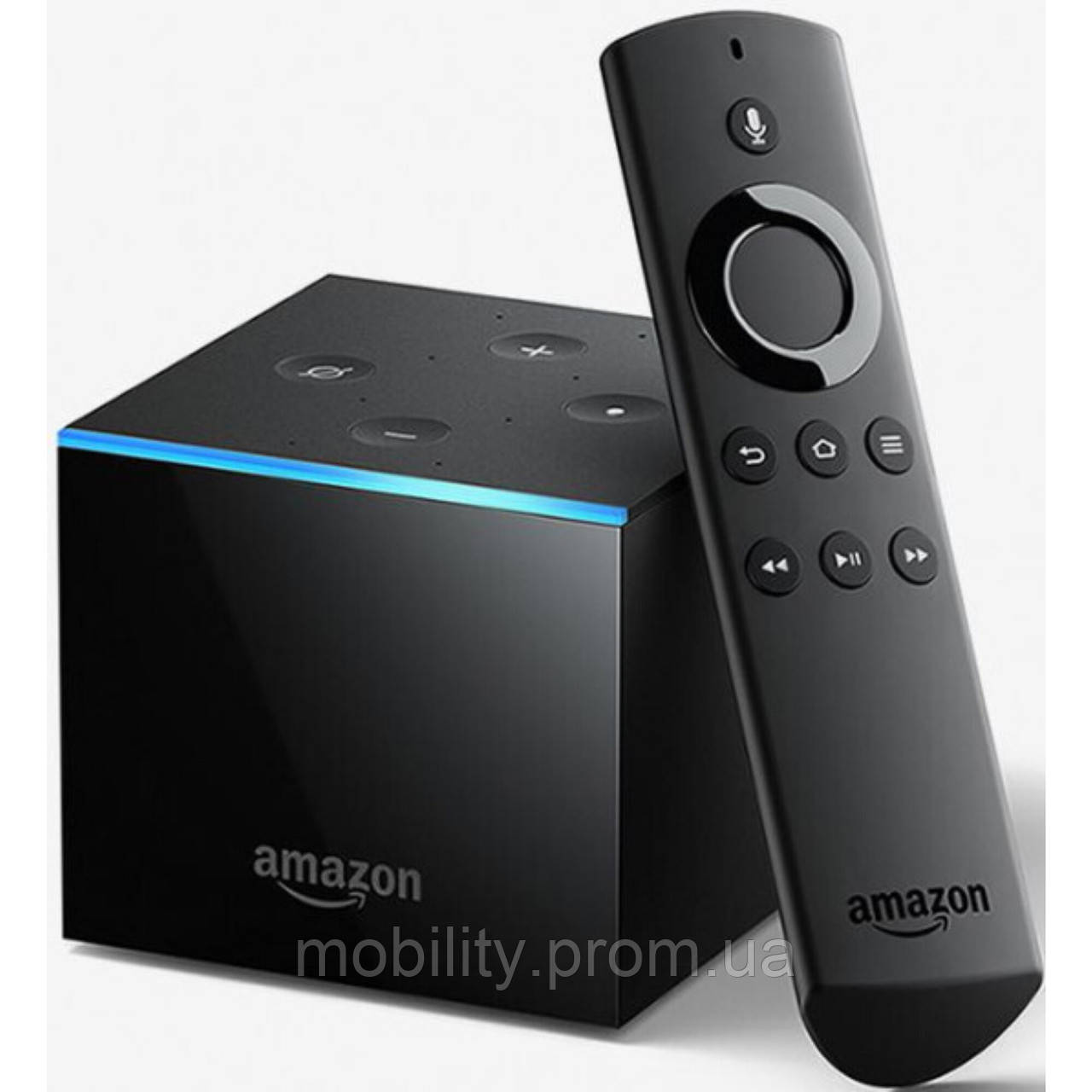 Смарт-телевізор Amazon Fire TV Cube 4K with Alexa Control and Remote 2/16GB (2018) Black Англ.яз