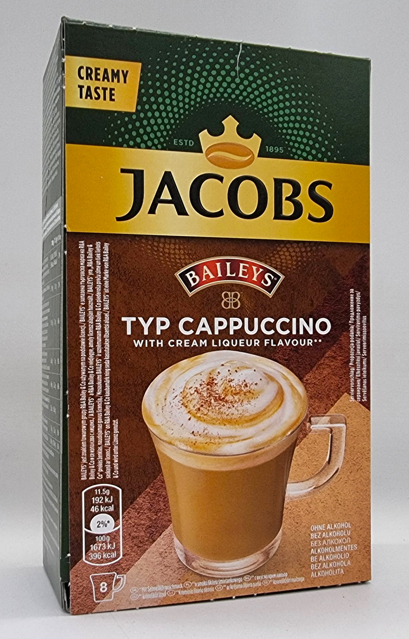 Кавовий напій Jacobs, Baileys typ Cappuсcino, 8 шт. х 11.5