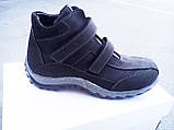 Підліток шкіряні зимові черевики для хлопчиків від 32 до 39 розмір, фото 6