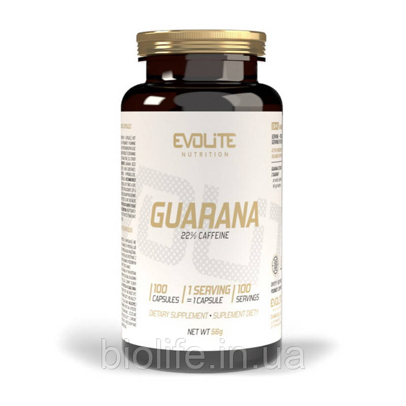 Guarana 22% Caffeine (100 veg caps)