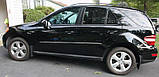 Бризковики Mercedes Benz ML W164 2005-2012 без порогов , (4шт.), фото 7