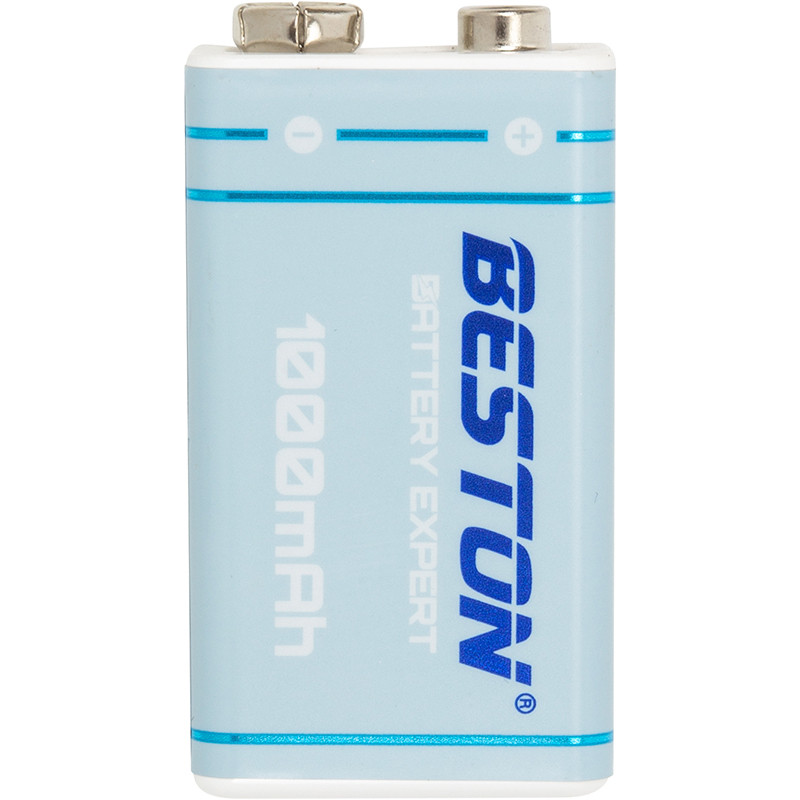 Акумулятор Beston 9V USB Type-C 1000mah (3700mWh) Li-ion (9VC-10VC), фото 1