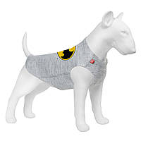 Майка для собак WAUDOG Clothes Бэтмен лого S30 B 54-60 см С 33-38 см