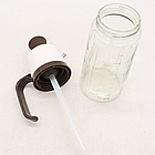 Багатофункціональний диспенсер для рідин 2в1 на 630мл + пензлик, Коричневий / Кухонний дозатор для олії, фото 8