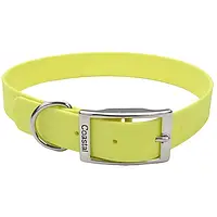 Биотановый ошейник для собак Coastal Fashion Waterproof Dog Collar желтый 2.5x61 см