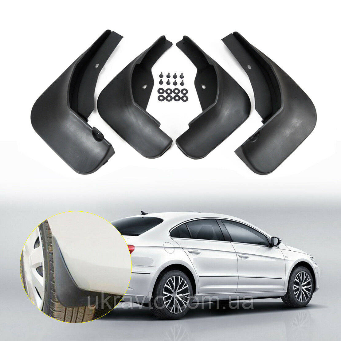 Бризковики Volkswagen Passat CC рестайлінг 2012-2017, (4шт.)