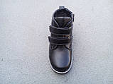 Дитячі шкіряні зимові черевики від 27 до 37 розмір, фото 4