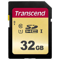 Карта пам'яті Transcend 32GB SDHC class 10 UHS-I U1 (TS32GSDC500S) p