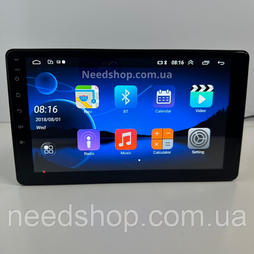 Универсальная автомагнитола 1Din с поворотным экраном 9дюймов Android ...