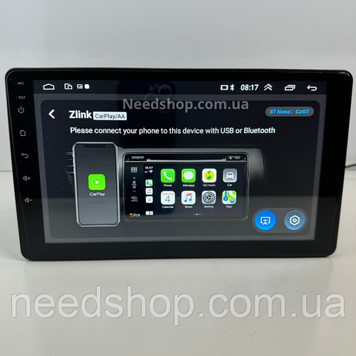 Универсальная автомагнитола 1Din с поворотным экраном 9дюймов Android ...