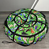 Тюбринг 100 см без камери, надувні санки, ватрушка для дітей і дорослих, тюбінг для катання на гірці, фото 4