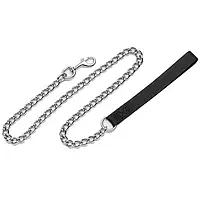Поводок Цепочка для собак Coastal Titan Chain Dog Leash звено 2 мм черное 0.6x120 см