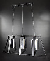 Люстра підвісна стельова в стилі LOFT (лофт) 11806/3-gr Чорний 40-120х30х75 см. l
