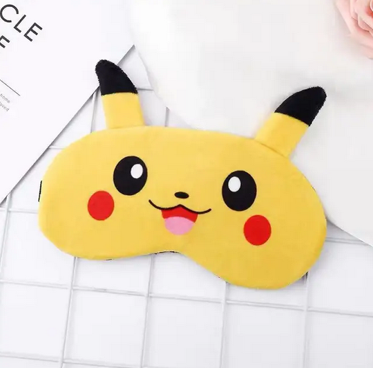 Зручна маска для сну "Пікачу/Pikachu" Пов'язка на очі дитяча. Наочна маска жіноча чоловіча