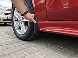 Бризковики Mitsubishi Lancer X 2007-2011 під поріг (4шт.), фото 7