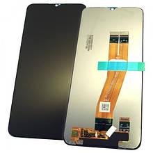 Дисплей Samsung A037F Galaxy A03s (2021) (160,5 x 72 мм) + чорний сенсор, Original (PRC) | модуль