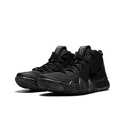 Eur36-46 Nike Kyrie 4 Black Кайрі чорні чоловічі баскетбольні кросівки