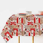 Скатертина лляна 110х150 см (кухонний стіл) Кухня