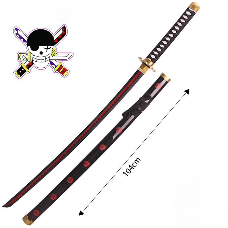Катана Сюсуй Ророноа Зоро Ван Піс 104см іграшка з безпечних матеріалів (пластик + дерево), фото 1