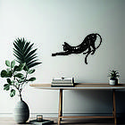 Декоративне настінне 3D Панно «Кіт» Декор на стіну з об'ємом, фото 4