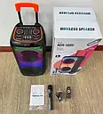 Колонка Bluetooth NDR-1095 «8*2» 6000W мікрофон безпорідний, пульт, фото 4