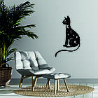 Декоративне настінне 3D Панно «Кіт» Декор на стіну з об'ємом, фото 3