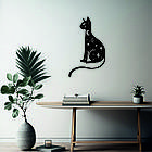 Декоративне настінне 3D Панно «Кіт» Декор на стіну з об'ємом, фото 9