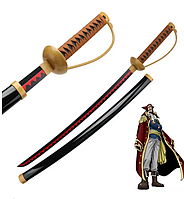 Шабля Голда Д Роджера з піхвами Ван Піс 102 см іграшка з безпечного матеріалу (пластик + дерево)