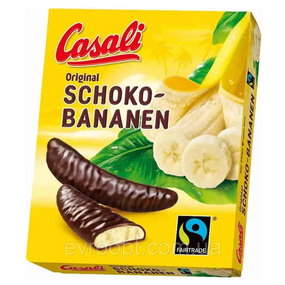 Суфле в шоколаді Casali Chocolate Bananas банан 150г. 10 шт/ящ, фото 1