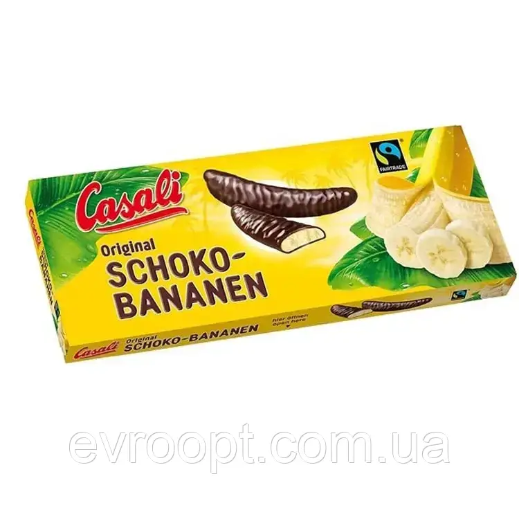 Суфле в шоколаді Casali Chocolate Bananas банан 300г. 20 шт/ящ,, фото 1