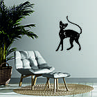 Декоративне настінне 3D Панно «Кіт» Декор на стіну з об'ємом, фото 2