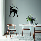 Декоративне настінне 3D Панно «Кіт» Декор на стіну з об'ємом, фото 5