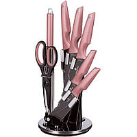 Набор ножей Berlinger Haus Metallic Line I-Rose Collection BH-2585 8 предметов розовый o