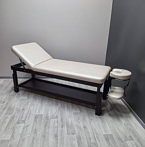 Масажний стіл KP-10 Pearl Zeus Deluxe ST дерев'яна масажна кушетка - стіл для масажу з підголовником