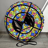 Тюбінг 120см без камери ( ватрушка, надувні сані, шайба, таблетка для снігу), фото 4