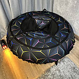 Тюбінг 120см без камери ( ватрушка, надувні сані, шайба, таблетка для снігу), фото 3