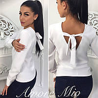 Жіноча блузка з красивою спинкою 40-60 розмір