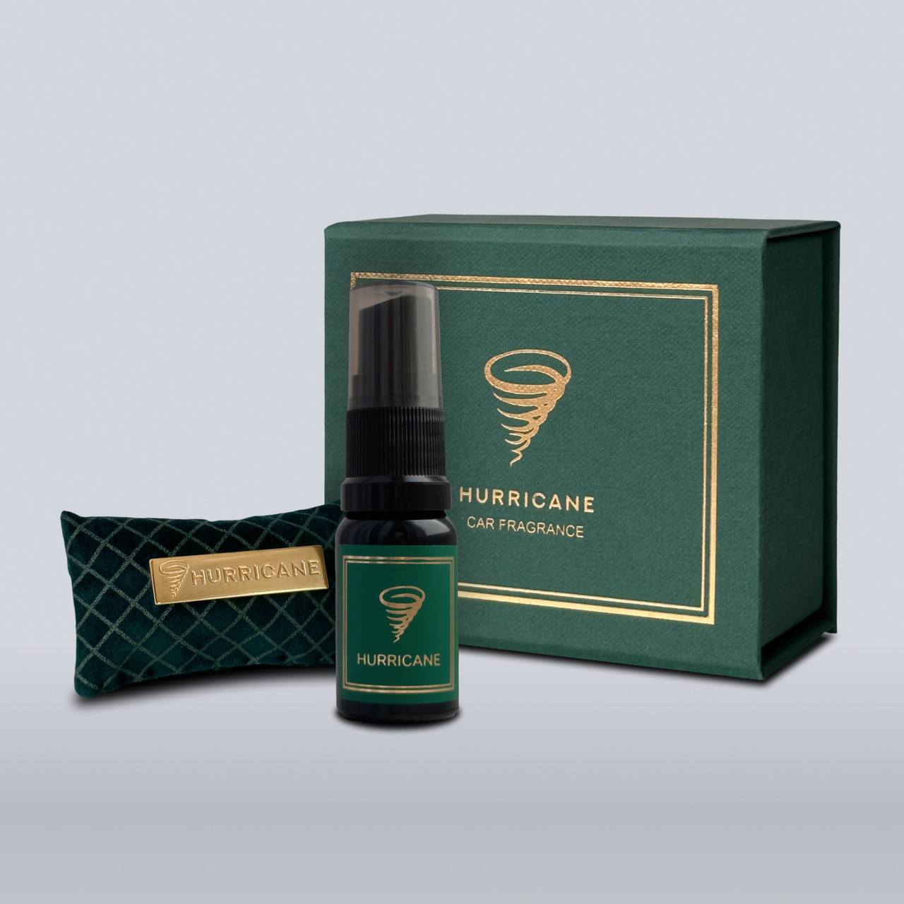Аромасаше для автомобіля Hurricane Green Premium, фото 1