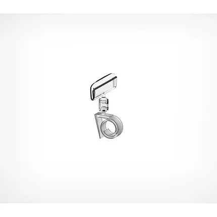 Кліпса кулінарна "Равлик", Цінникоутримувач 50 мм, Тримач для гастроємності на край (5094), фото 1