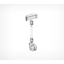 Кліпса кулінарна "Равлик", Цінникоутримувач 50 мм, Тримач для гастроємності на край (5094), фото 5