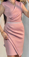Платье женское 24-70 размер Креп-дайвинг Разные цвета