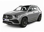 Бризковики Mercedes GLE W167 2019+ AMG обвес з підножками, (4шт.), фото 8