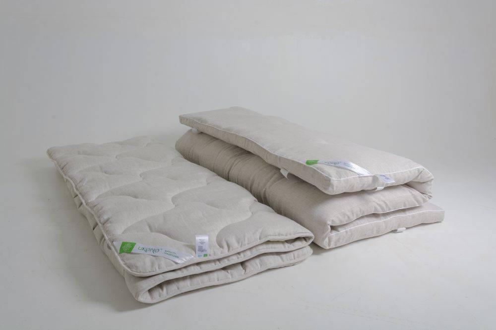 Матрац конопляний Ukono Comfort льон сірий 200 г/м2 (120*200см)