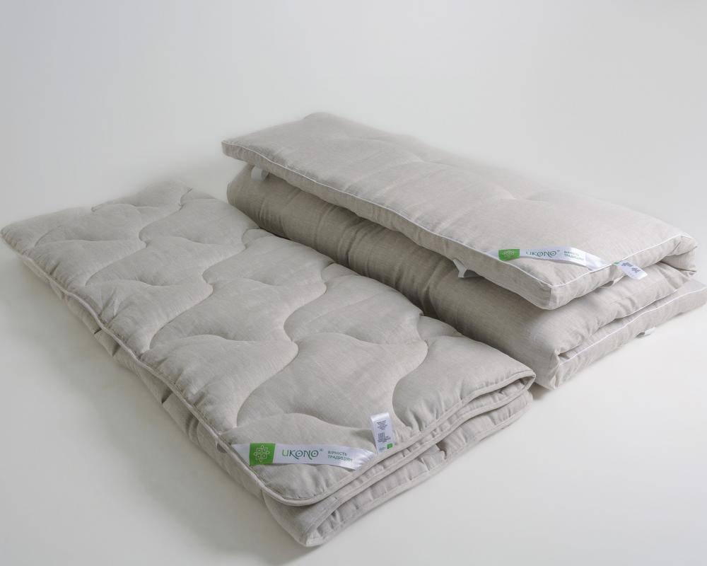 Матрац конопляний Ukono Comfort льон сірий 500 г/м2 (200*200см)