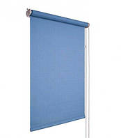 Ролети на вікна. Ролета тканинна Len 0011 Синій (мм 350)