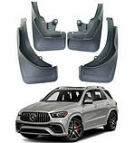 Бризковики Mercedes GLE W167 2019+ AMG обвес без подніжок, (4шт.), фото 7