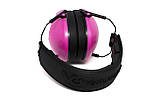 Навушники протишумні захисні Venture Gear VGPM9010PC (захист слуху NRR 24 дБ, беруші в комплекті), рожеві, фото 7