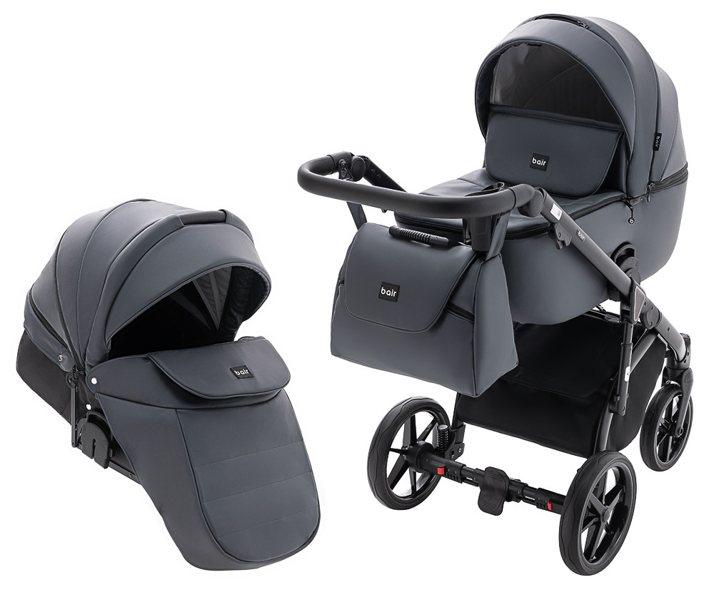 Коляска 2 в 1 Bair Bonita ECO SA-5 графіт, фото 1